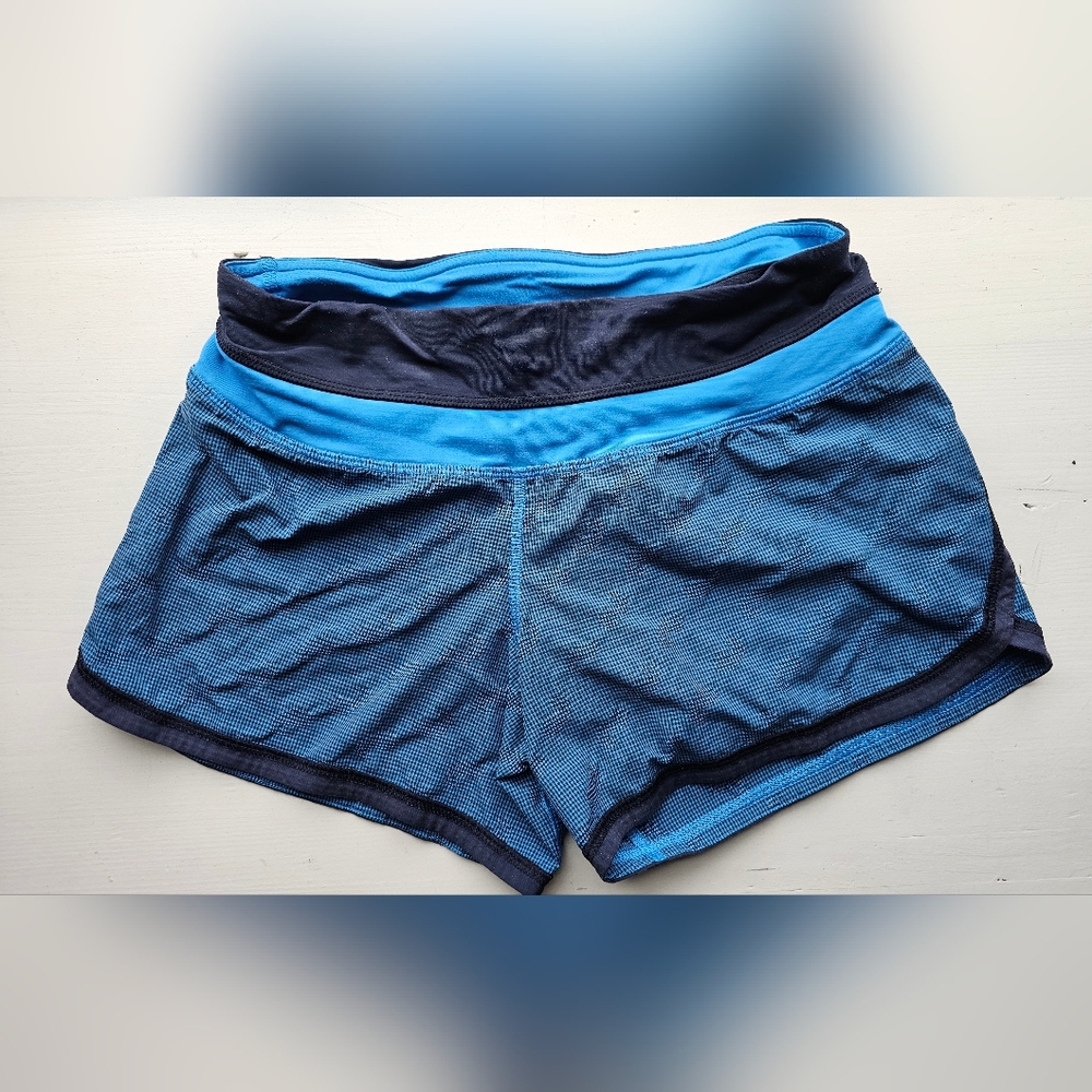 Blue Lululemon Athletic Shorts Size 2